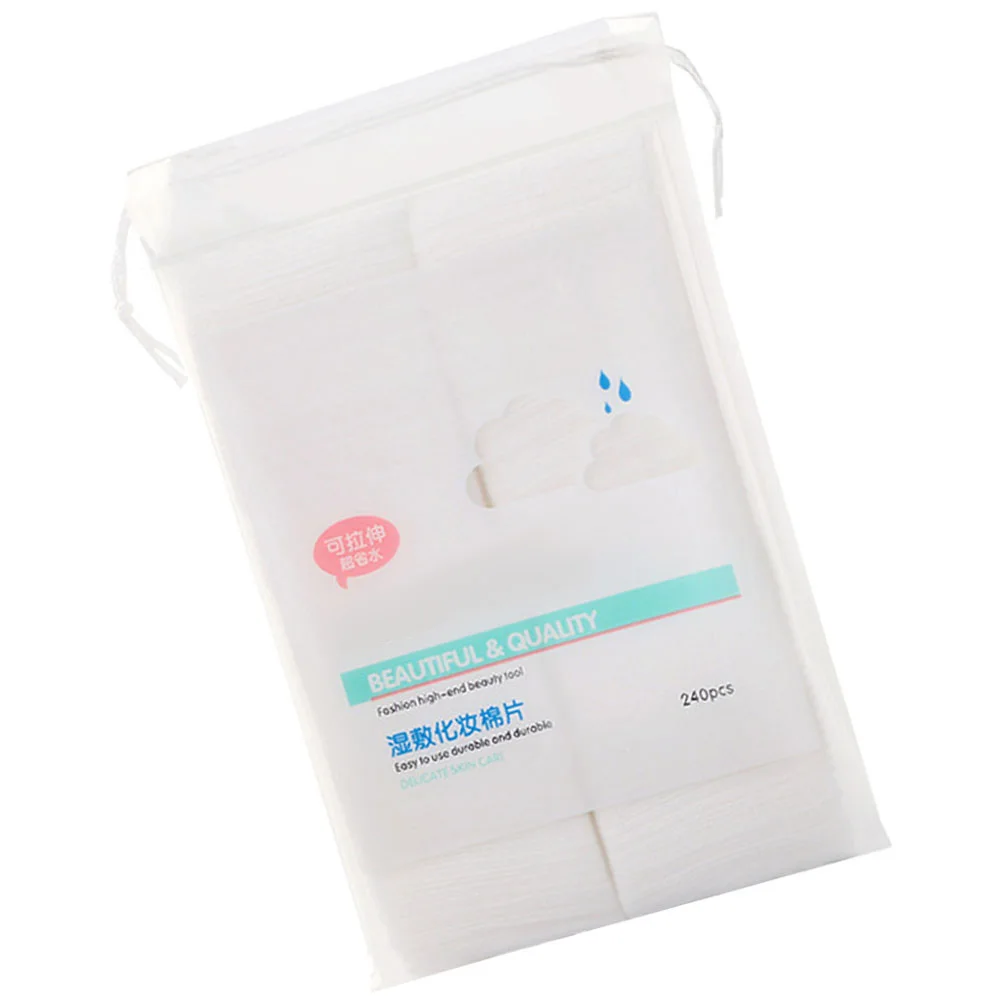 240 tampons exfoliants en coton pour le nettoyage du visage, démaquillant en vrac