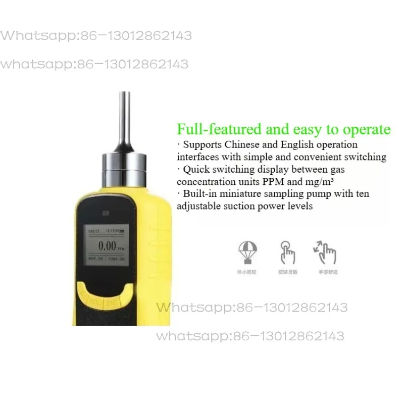 Portable Oxygen Alarm Instrument Oxygen Detector BSQ-BO2 Handheld Pump Suction Gas Concentration Tester