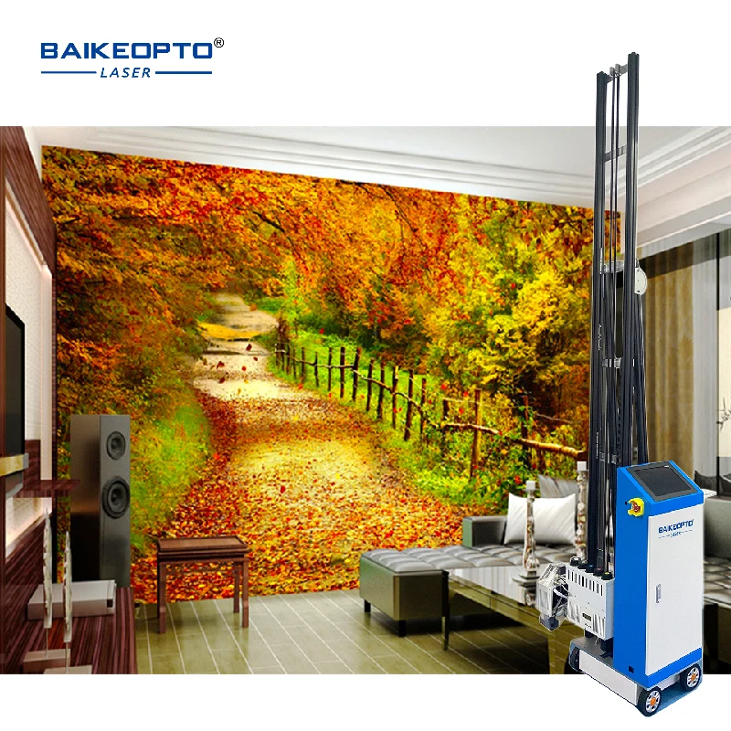 BK-UP700R EPS DX7 Printhead With Five Color CMYK+W New Vertical Mural Wall Inkjet Printer Machine