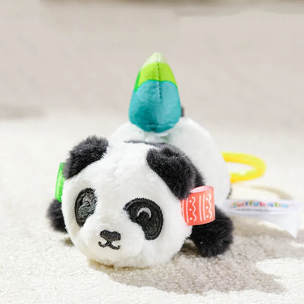 ตุ๊กตาเต่าผ้าฝ้าย PP หมุนได้ ของเล่นแบบดึงเชือก ทำมือ ตุ๊กตาสัตว์นุ่มสบาย ของเล่นแขวนสำหรับเด็ก ของเล่นเพื่อนเล่นประจำวัน