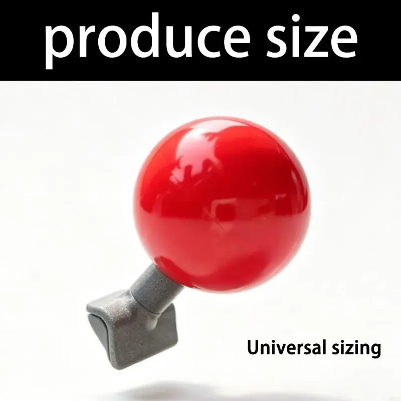 Ball Gear Selector Knob Handle for Vehicle Round Control, Smooth Glossy Plastic Grip for Daily Commuting and City Driving H9EE