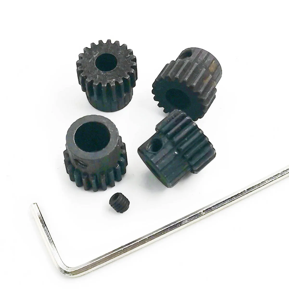 

11MM Diameter 20T 0.5M Metal Gear #45 Steel Deceleration Motor Parts 20 Tooth Shaft Hole 3/4/5/6mm Toy DIY Model Convex Pinion