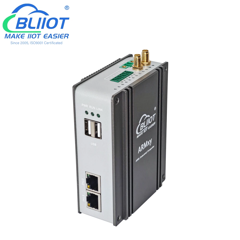 Imagem -02 - Cpu a7 8gbyte Emmc 100m Mais 1000m Porta Ethernet Arm Edge Computing Gateway Suporte Modbus Mqtt x