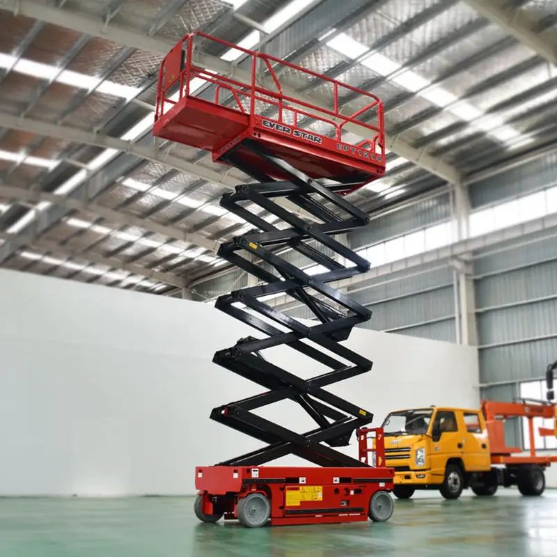 

Factory Lift Platform Small Mobile Manual Scissors Lifting Platform Manlift Scaffold Mobile Lift Platform Machine for Australia