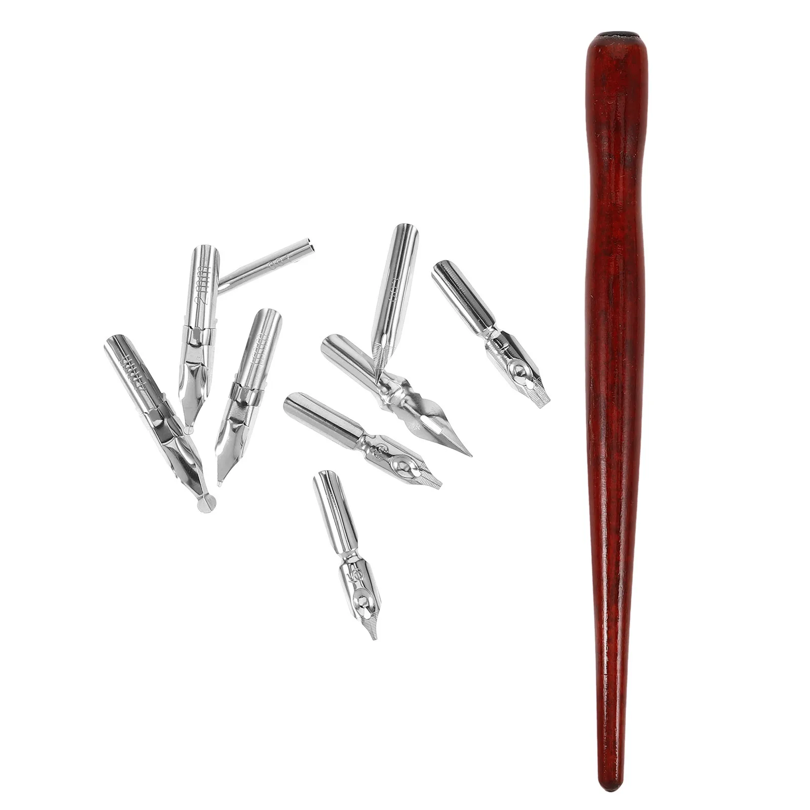 

1Set Dip Pen Nibs Bent Tip Design Versatile Writing Tool for Calligraphy Drawing Signature Dip Pen Nibs Calligraphy Pens