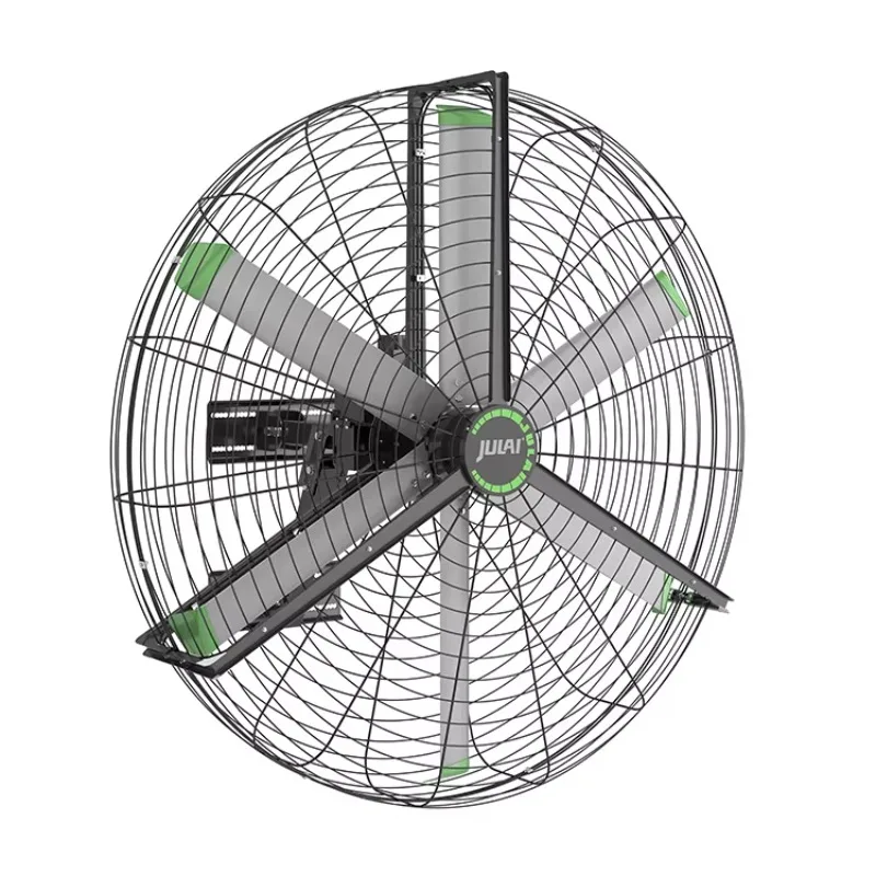 JULAI Hot Sale 6.6ft Hvls Industrial Wall Fan Large Oscillating Fan For Workshop Gym Warehouse