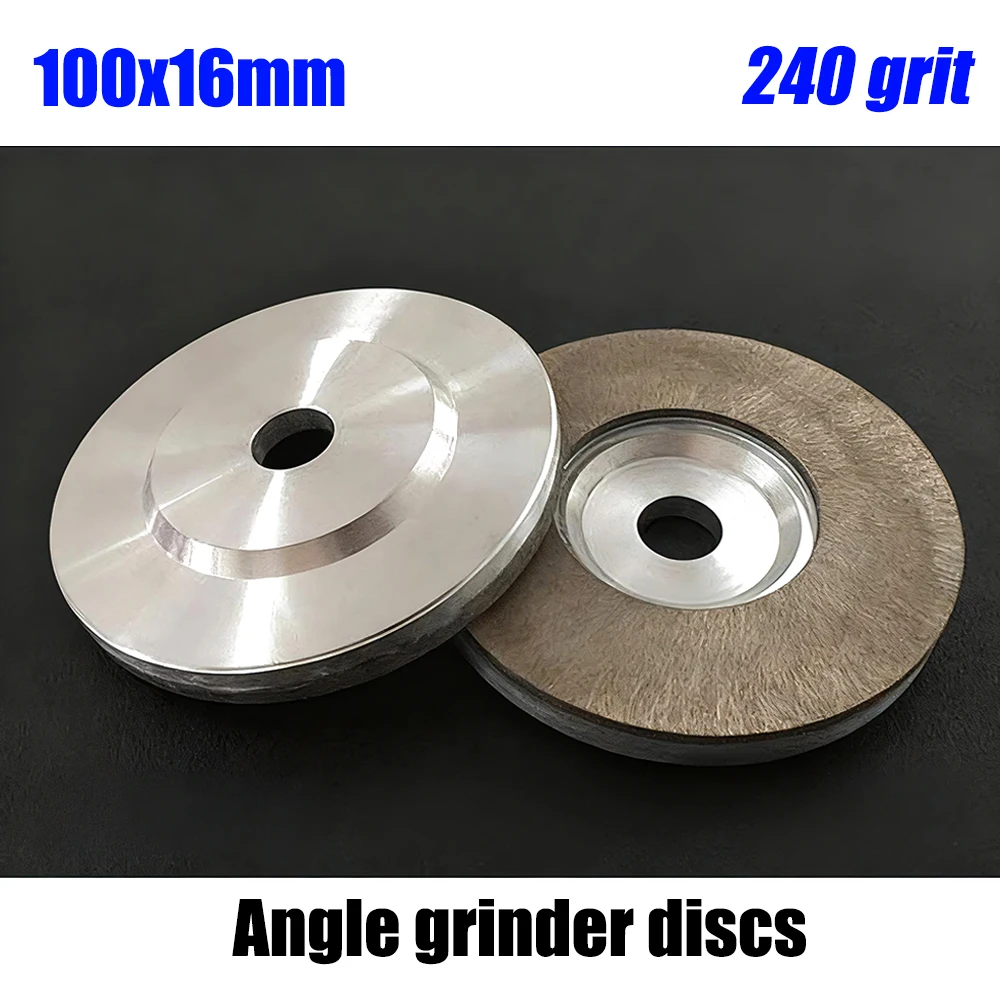 

1pc Angle Grinder Diamond Grinding Disc 100x16mm Sintering Diamond Wheels For Glass Jade Agate Gemstones Polishing Grinding Tool