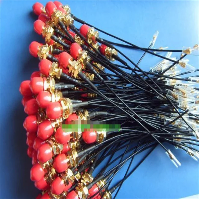 SMA to IPEX Black Wire Antenna Adapter Cable, GPS Module, 1.13, 10cm, 2 Pcs