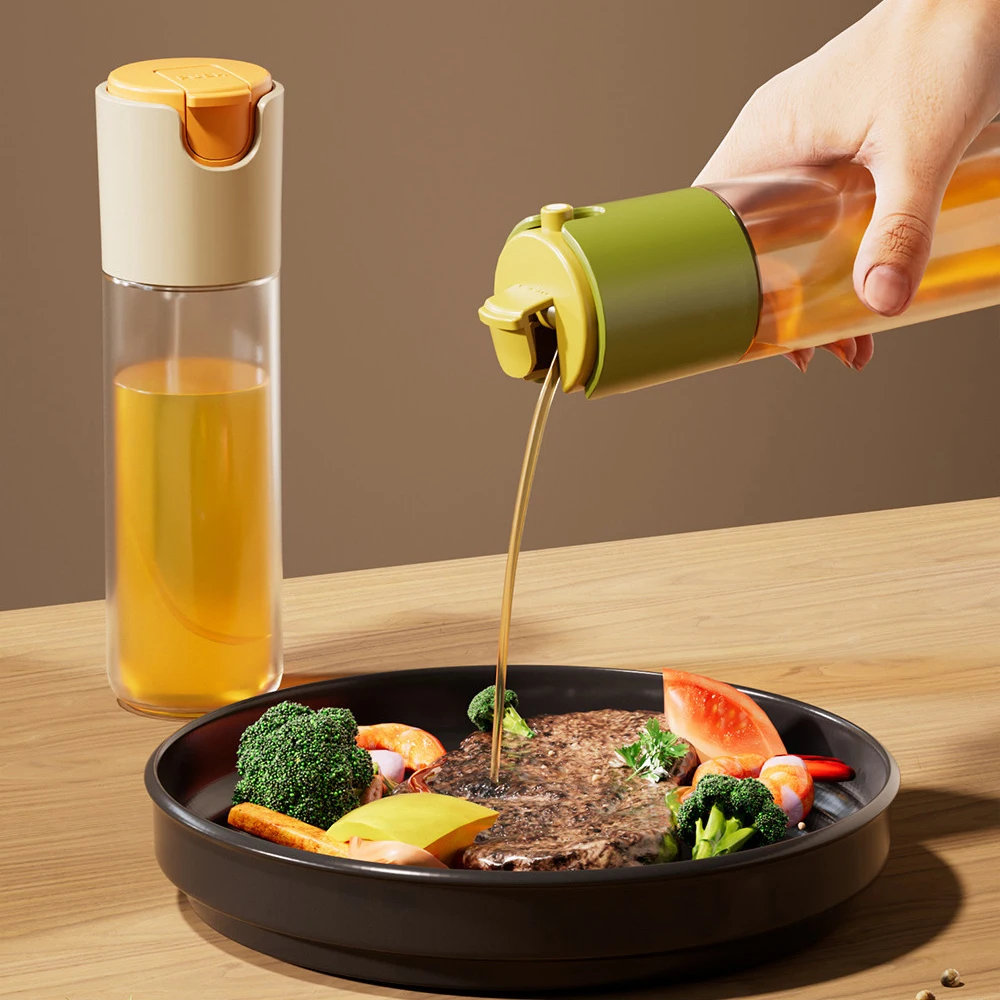 285ml Oil Spray Bottle Kitchen BBQ Cooking Olive Oil Dispenser Camping Baking Empty Vinegar Soy Sauce Sprayer Containers