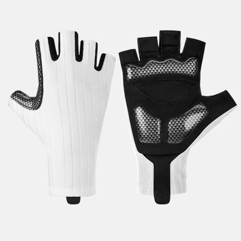 Half Finger Cycling Gloves Shock Absorption Non Slip For Men Women Road MTB Bike Short Gloves Spring Summer Professional Gear