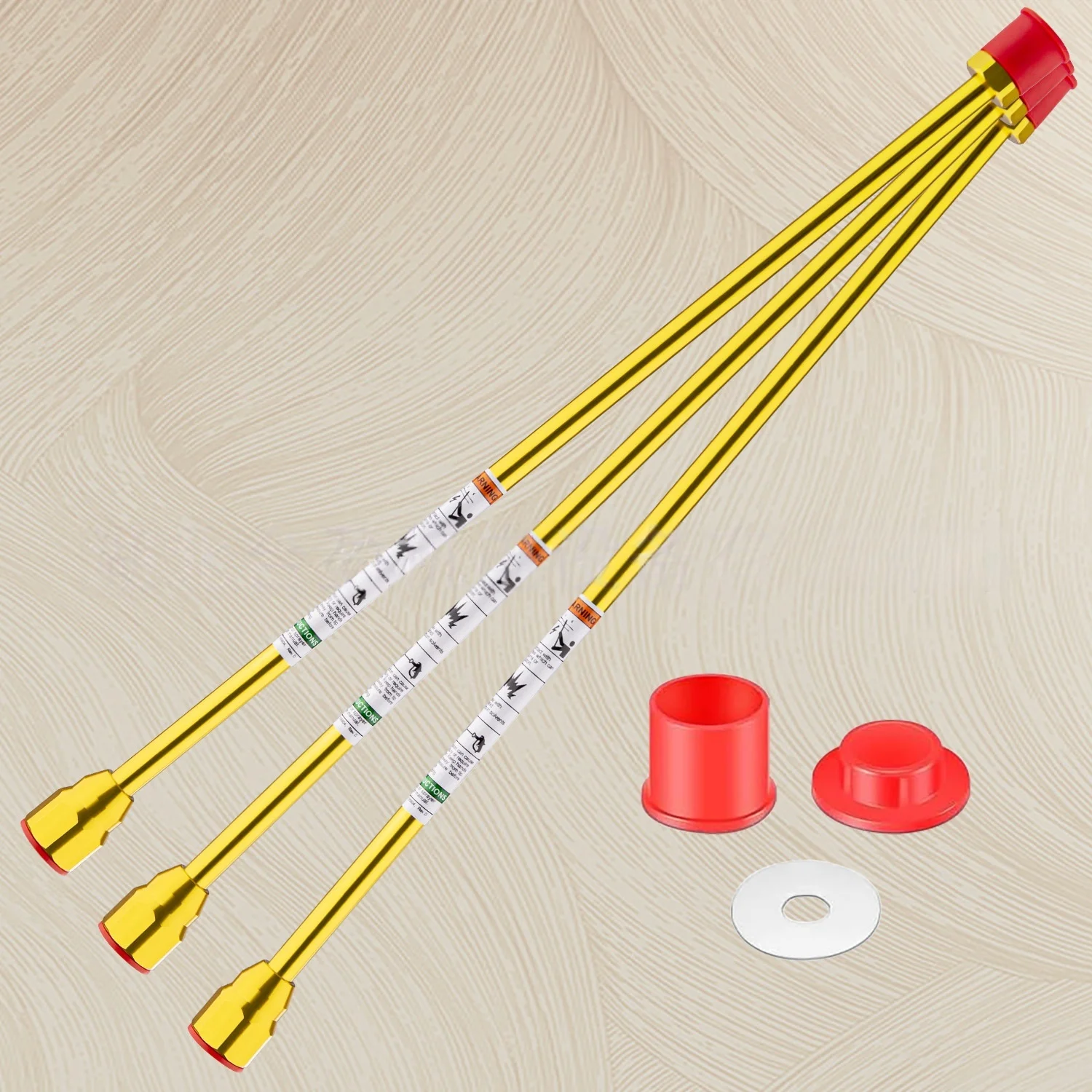 20cm Airless Paint Sprayer Extension Pole, Aluminum Alloy Spray Gun Tip Extension Rod for Paint Spraying Machine