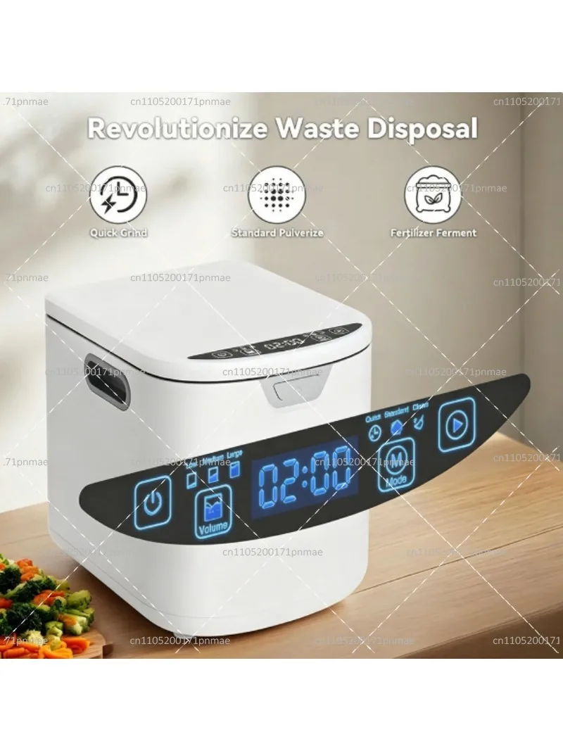 3.5L Smart Electric Kitchen Composter, Quiet 35dB Operation for Fast Waste Reduction