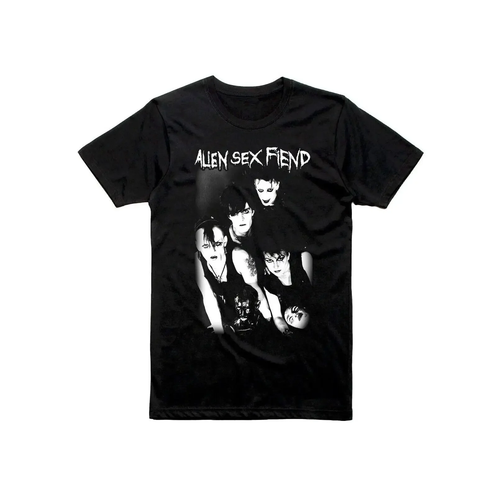 Alien Sex Fiend T Shirt vintage Washed graphic Unisex Soft fashion Stretched Slightly Comfortable homme Stylish