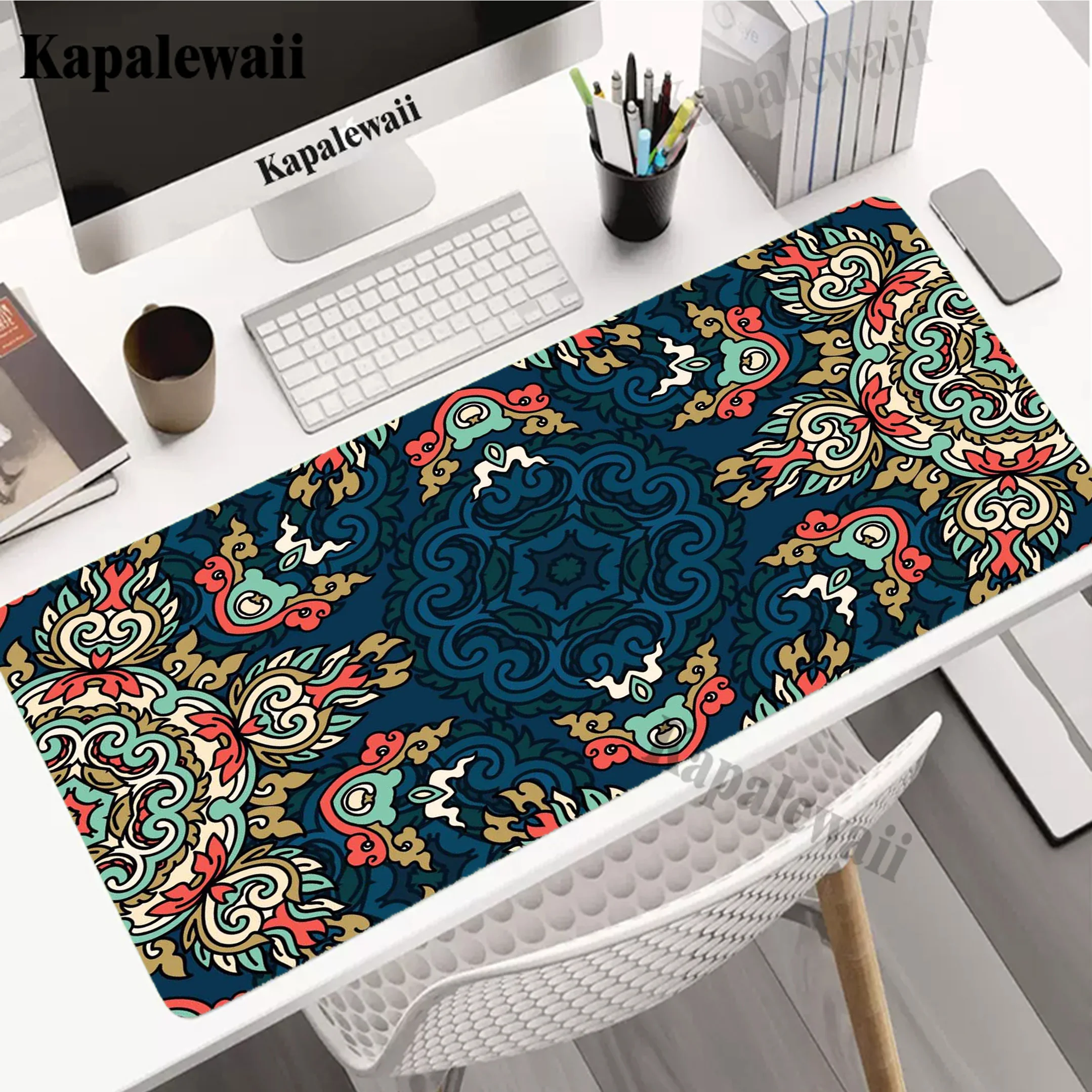 

Persian Carpet Locking Edge Mousepad Notebook Game Mouse Pad Gamer Mouse Mat Gaming Accessories Keyboard Pads Speed Desk Mat