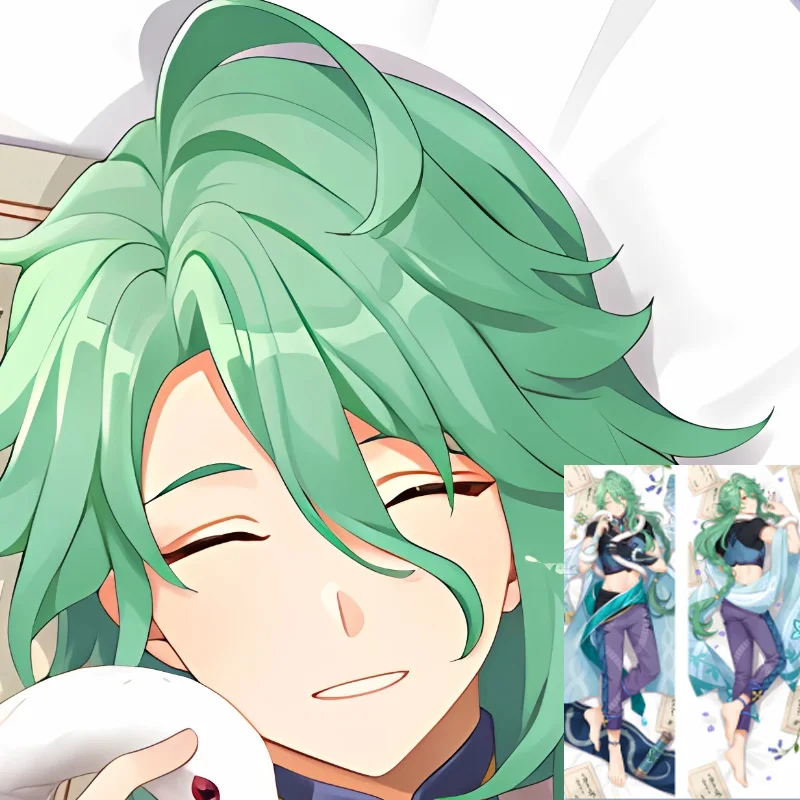 

DIY Personalized Anime Baizhu Dakimakura Pillowcase Cosplay Hugging Body Bedding Pillow Cover Case Double-sided Print