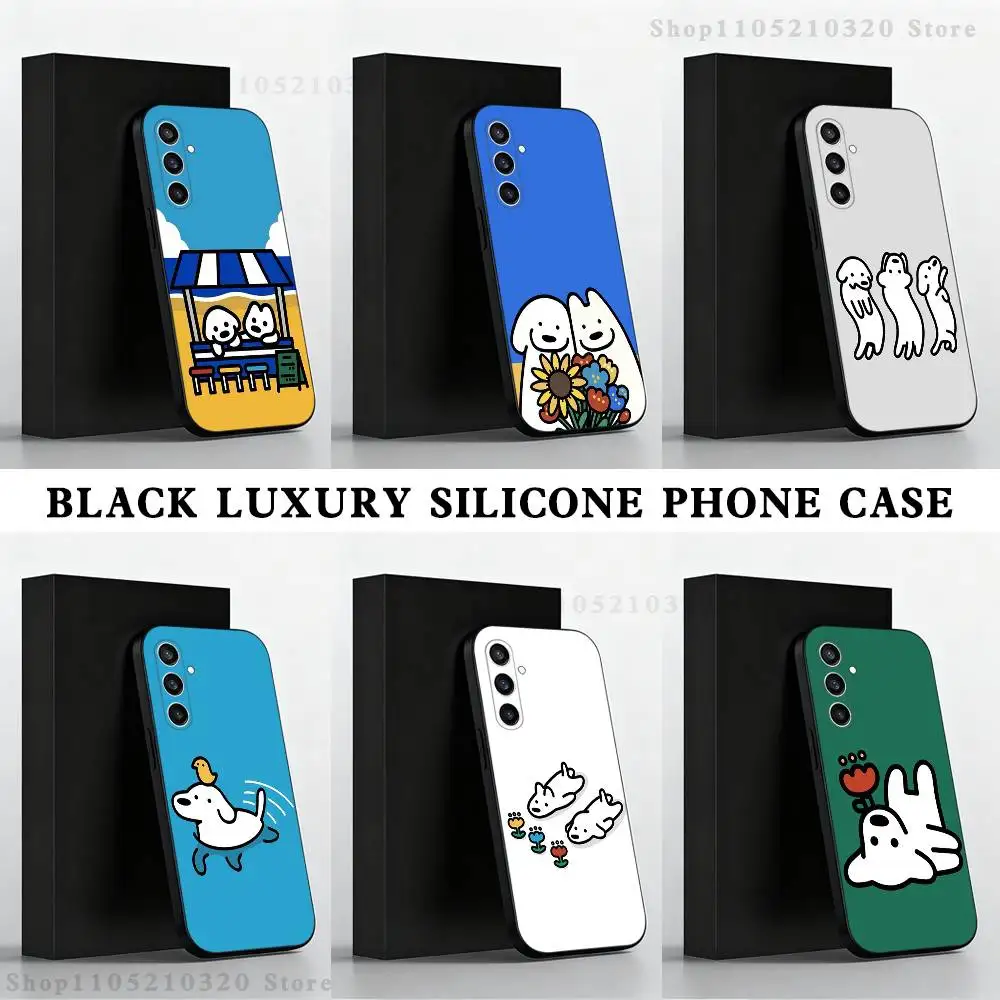 

Cute Matsui Art Phone Case For Samsung S25,S24,S23,S22,S21,S20,S10,Ultra,Plus,Lite,FE,Soft Silicone Black Cover