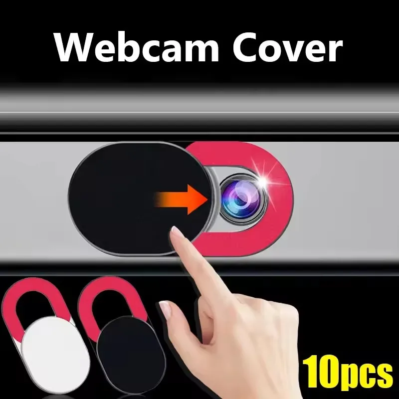 Plástico anti-espionagem frente webcam capa obturador lente da câmera protetor de privacidade capas para computador portátil ipad iphone privacidade adesivos