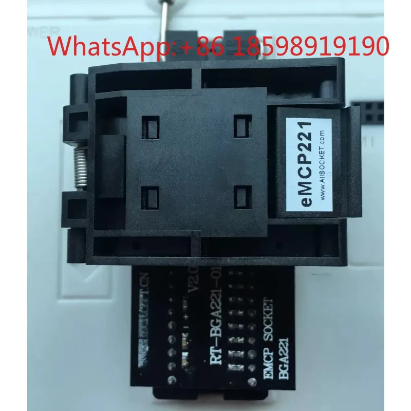 RT809HSE BGA221 EMMC Bounce Seat EMCP221 Adapter Seat Read Write Seat Mobile Phone Card Holder Electronic Repair Tool Partr
