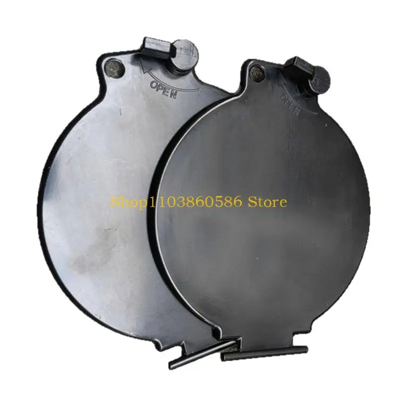 242A Waste Hose Storage Cover for Motorhome, 2 Pack Round ABS Lid for Sewer Compartment Opening, Routine Service Work, and