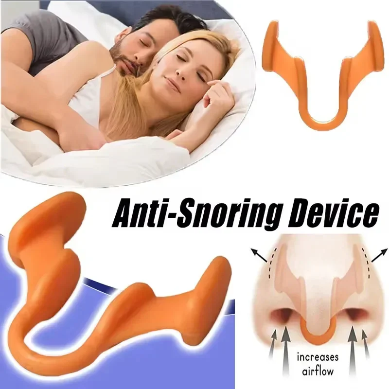 

1Pcs Silicone Nose Clip Anti Snoring Nasal Dilator Stop Snore Aid Easy Breathe Improve Sleeping Rhinitis