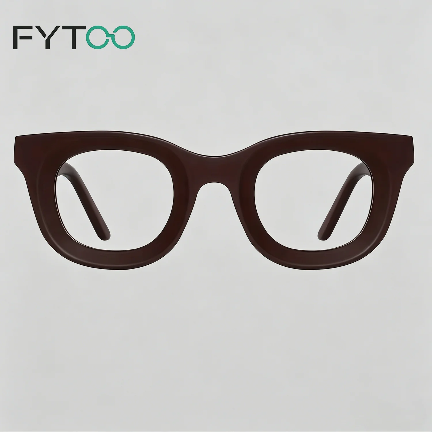 

Очки FYTOO с толстыми круглыми ацетатными оправами для защиты от синего света, прочные компьютерные очки в ретро-стиле, модный аксессуар для мужчин и женщин, предотвращающий усталость глаз, модель 1437