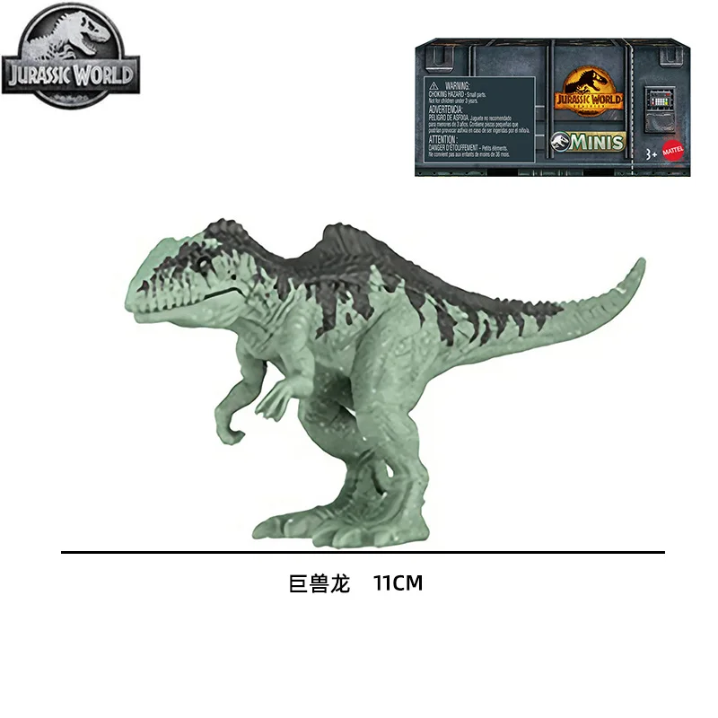 Original Mattel Jurassic World Dinosaur Dominion Minis Anime Action Figure Tyrannosaurus Rex Thermidor Boy Toy for Children Gift