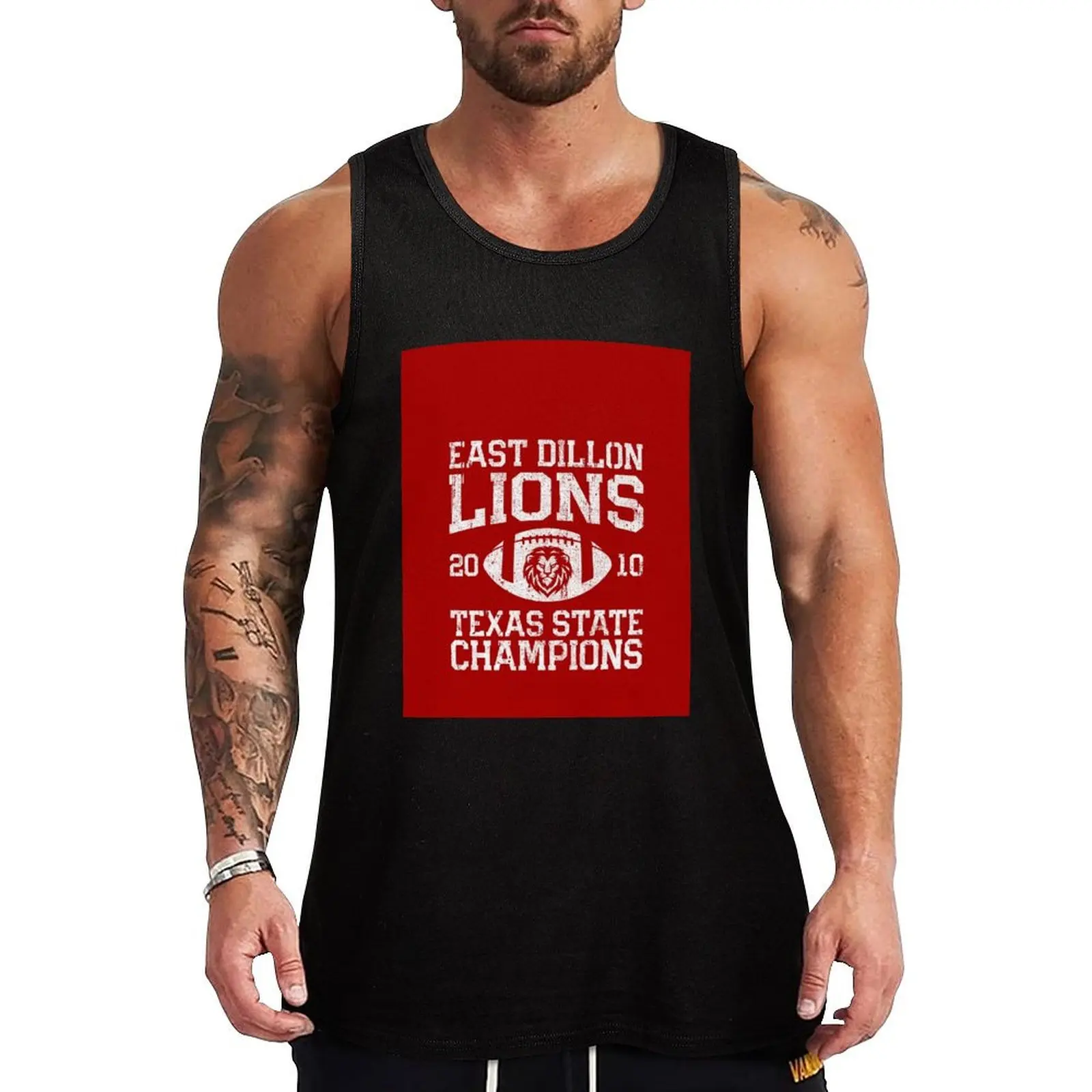 East Dillon Lions Texas State Football Champions Tank Top gym training accessories sleeveless jackets