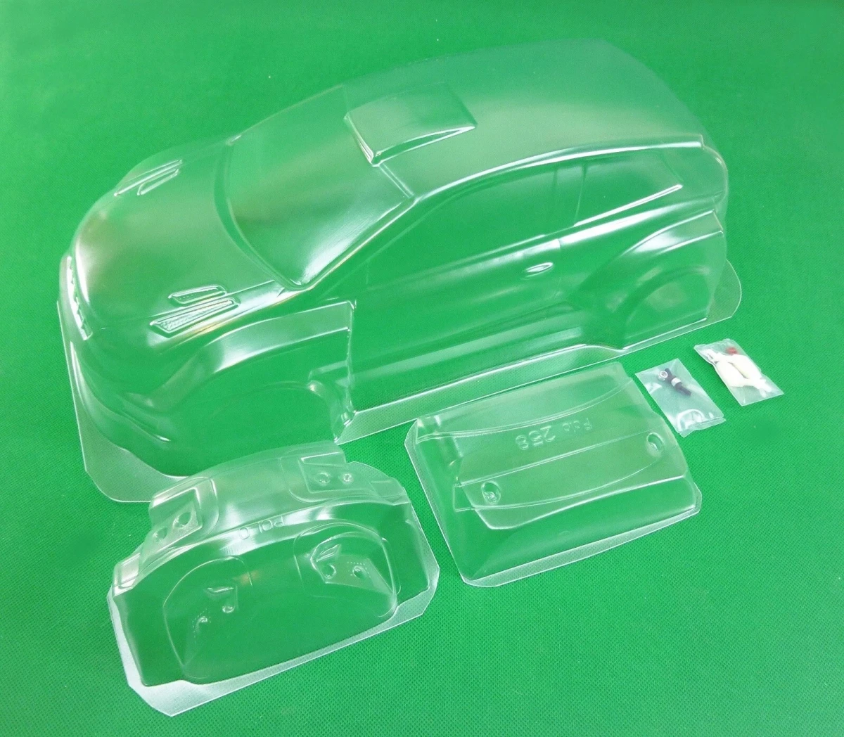 

Корпус для радиоуправляемой модели автомобиля WRC в масштабе 1:10 из прозрачного поликарбоната, подходит для шасси Tamiya TT02, 257 мм.