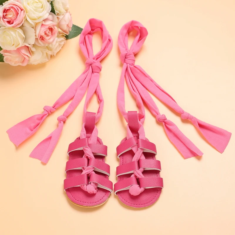 HAIZHIW Prewalker 2023 New Summer Baby Cross Strap Fashion Rubber Sandal 0-18 Month Toddler Flat Booker