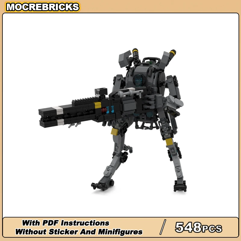 

MOC Game Mech Series Northstar Robot Building Block Battle Mecha Сборка Технология Кирпичные игрушки Рождественские подарки