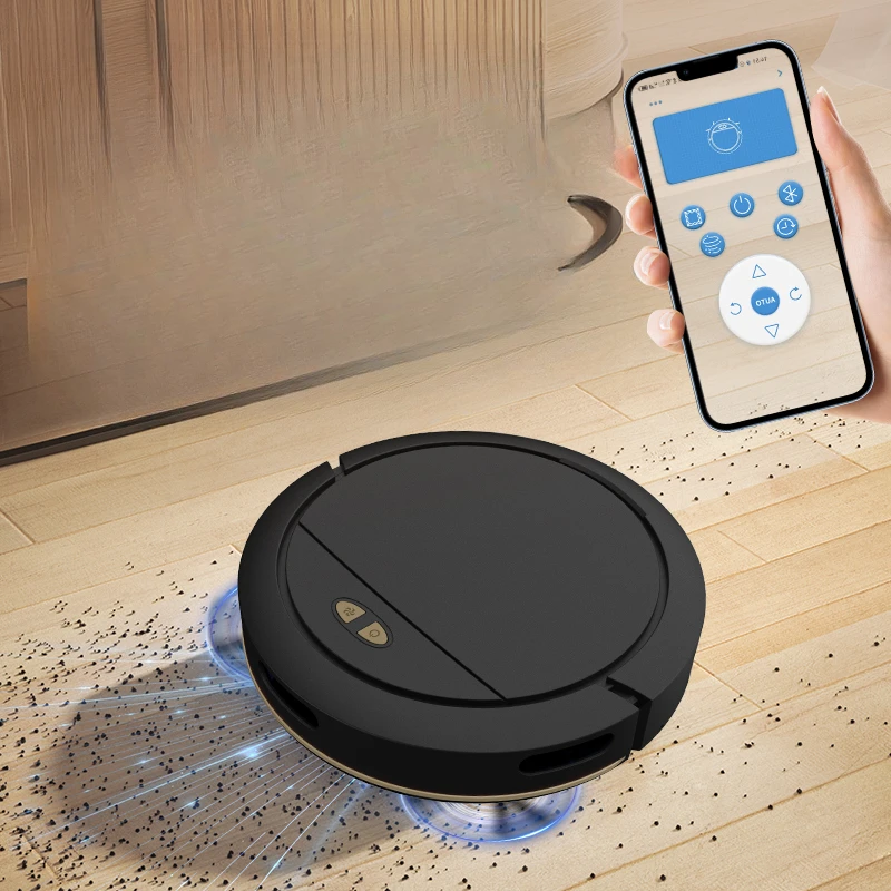 2024 NEW 3 IN 1 USB Reharge 3000PA Robot Vacuum Cleaner APP Control Smart Home  Wet And Dry Cleaning Smart Home Cleaning Tools