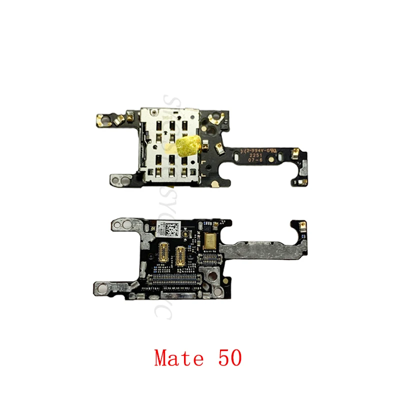 SIM Card Reader Board Flex Cable Slot For Huawei Mate 50 Pro 60 Pro RS Ultimate Sim Card Reader Replacement Parts