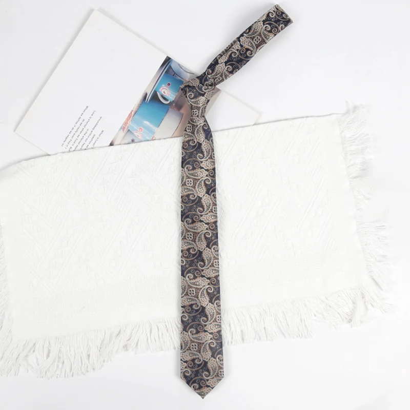 Luxury Tie Set Fashion Jacquard Paisley Necktie Bowtie Male Formal Cravat ​​Cufflinks Gifts for Men Party Wedding Accessories