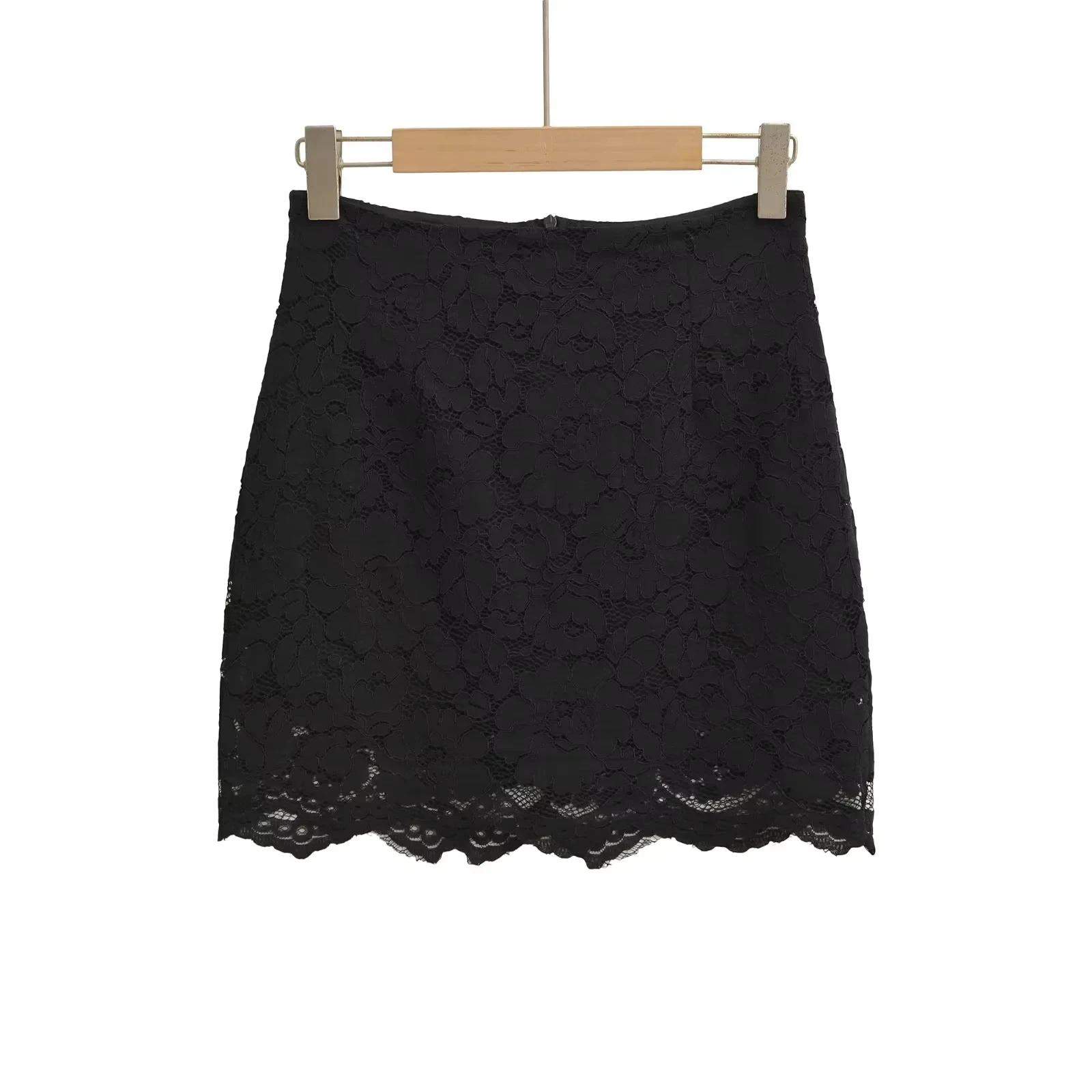 Sexy kanten rok dames hoge taille strakke pasvorm ort rokken lente zomer dunne holle elastische kontbedekkende rokken