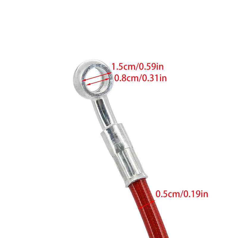 Motorcycle disc brake oil pipe with spring protection for motorcycle brake oil pipe