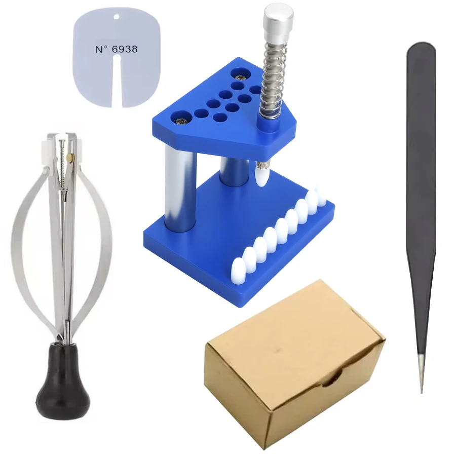 Watch Hand Needle Remover Presser Portable Wristwatch Plunger Puller Accurate Parts Watchmaker Repair Fittings Tools Red Machine