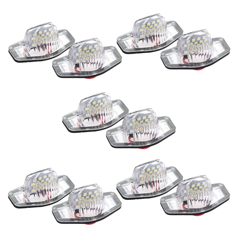 10X Error Free LED License Plate Light Lamp For Honda Crv Fit Jazz Crosstour Odyssey