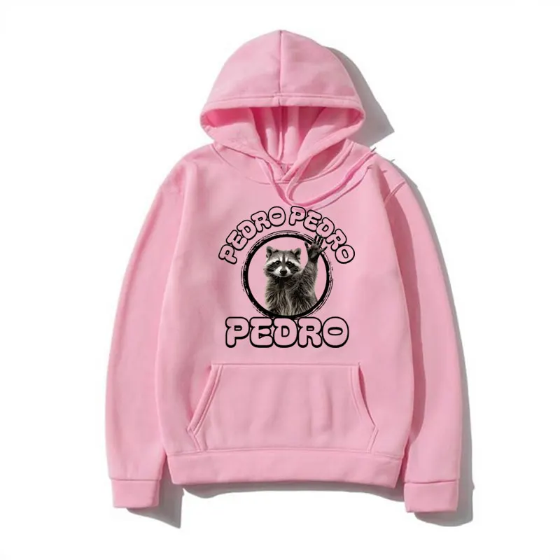 Ontmoet Pedro De Dansende Wasbeer Hoodie Mannelijke Grappige Meme Vintage Sweatshirt Mode Oversized Harajuku Hoodies Pullover Mannen Vrouwen