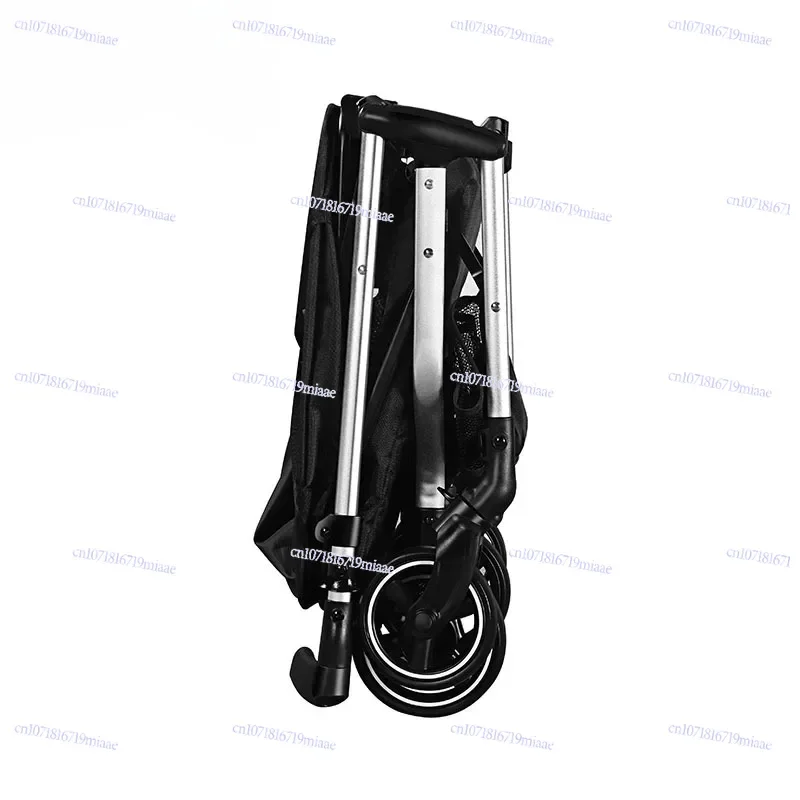 

Household Luxury Shopping Cart Trolley Stroller Aviation Aluminum Folding Cart Carrier Travel Elderly Outdoor Use