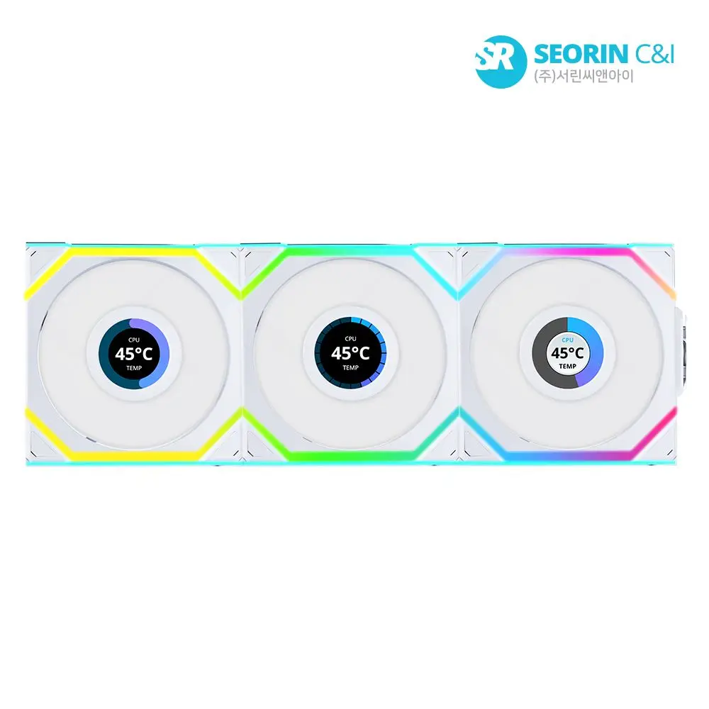 [The official of the West Lin] LIAN LI UNl FAN SL Wireless LCD 120 Rebus White 3 Pack