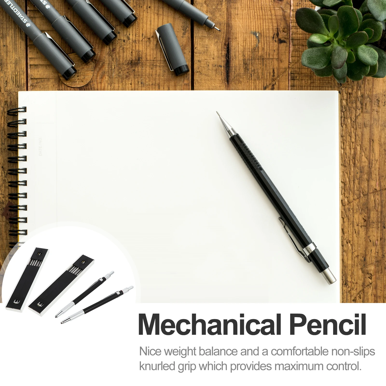 

2 set Refillable Carpenter Pencil Durable Drafting Tool For Woodworking Metal Glass Marking Mechanical Lead Pencil Instrument