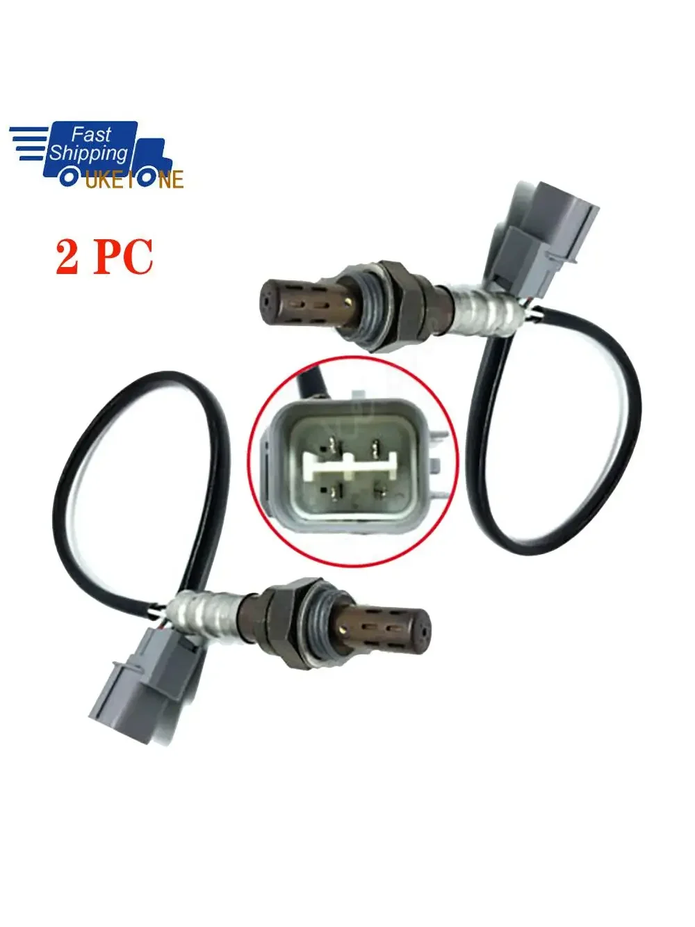 2 sztuk Downstream przedni i tylny czujnik tlenu O2 dla Honda Odyssey J35A6 Pilot Ridgeline Accord Acura RL MDX 2003-2007 akcesoria — zdjęcie 2