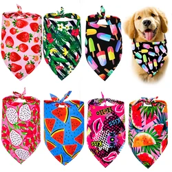 1 pz bandane per cani accessori per cani estivi cotone Pet Dog Bandana sciarpa cani di piccola taglia gatti bavaglini accessori per animali bandane per cani