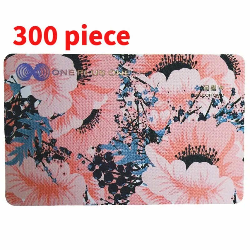 30 0piece.Custom.PVC RFID  shopping/business  card with contactless chips and customized printing