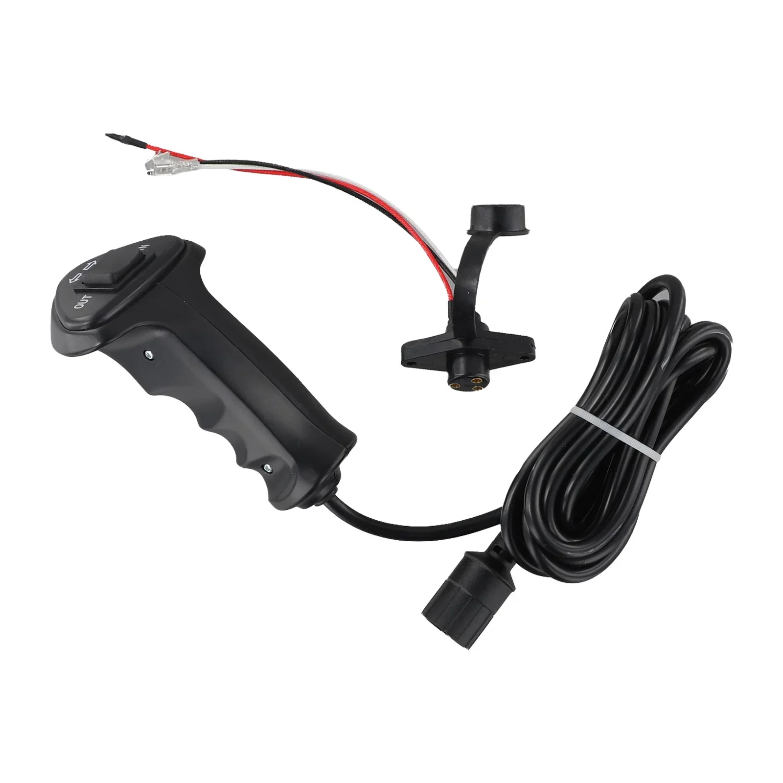 Winch Remote Control Unit With 3 Pin Connector And Cable For Off-Road Vehicle For Car Truck Winch Operation 12V 48V Compatible