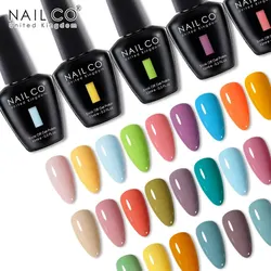 Nail Co Spring Series Pink Blue Green Soak Off For Nails Art Gel Varnish Top Coat UV Led Lamp Nail Gel Polish Semi Permanent Gel