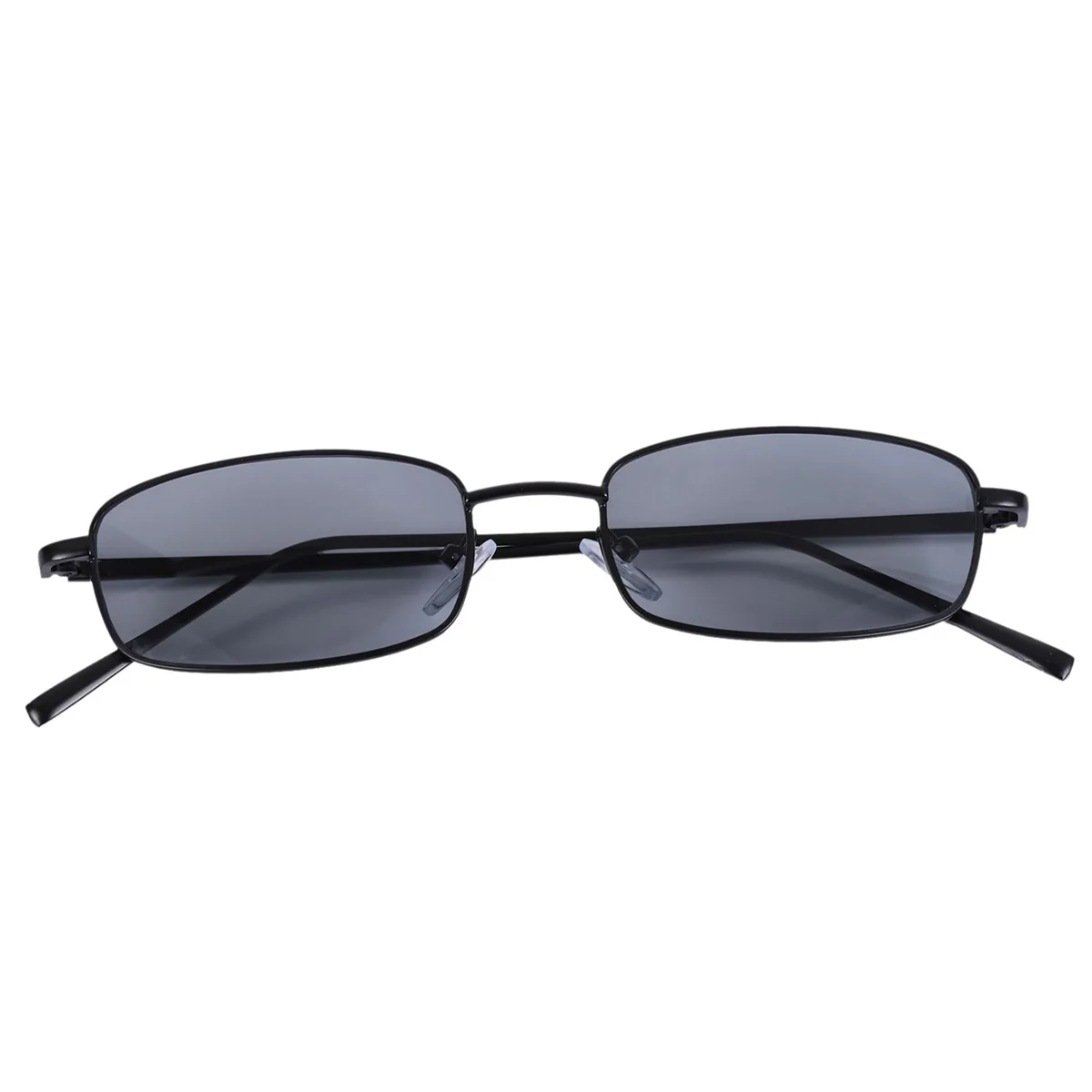 Vintage Sunglasses Women Men Rectangle Glasses Small Retro Shades sunglasses women S8004 black frame