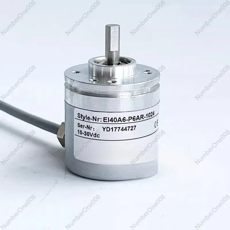 EI40A6-P6AR-1000 Rotary Encoder Incremental 40mm 1000P/R 5-24V for ELCO, P6TAR-1024/P6PR/L5SR-2500 Replacement