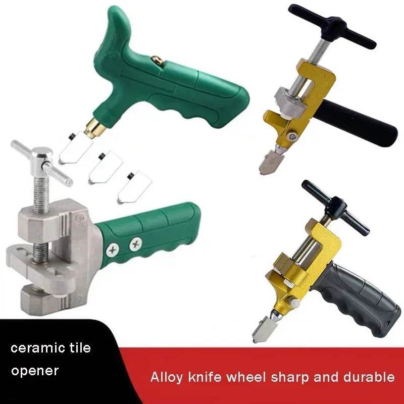 

High-Strength Diamond Glass Cutter Set Professional Cutter For Glass Tile Cutting Tile Divider Manual Glass Tile Cutting Tool