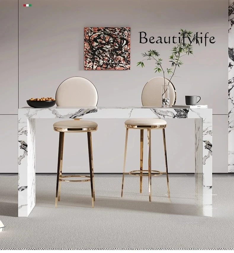 

hogar Balcony Leisure Small Bar Table Living Room Home Kitchen Open Customizable Partition High Table